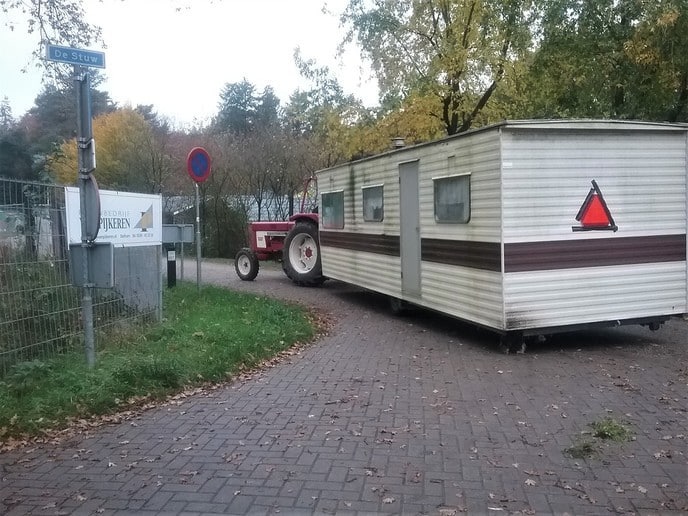 Schoon schip, oude caravans afgevoerd - Foto: Ingezonden foto