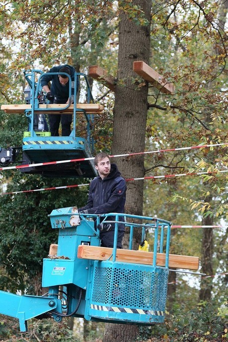 Bouw Klimbos Natuurlijk Heidepark van start - Foto: Hans Heerink