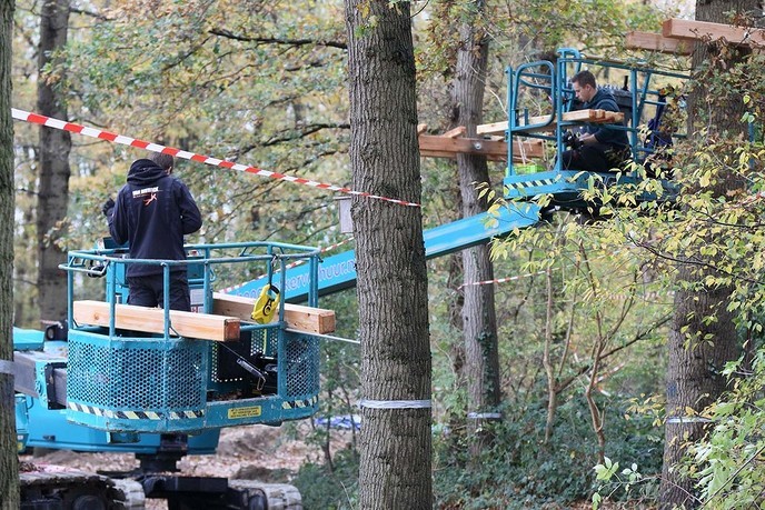 Bouw Klimbos Natuurlijk Heidepark van start - Foto: Hans Heerink