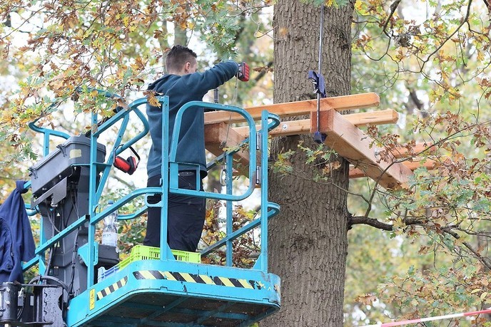 Bouw Klimbos Natuurlijk Heidepark van start - Foto: Hans Heerink
