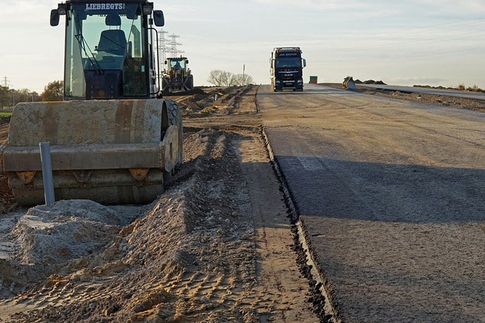 Actuele foto’s nieuwe tracé Hessenweg - Foto: Paul Scholten