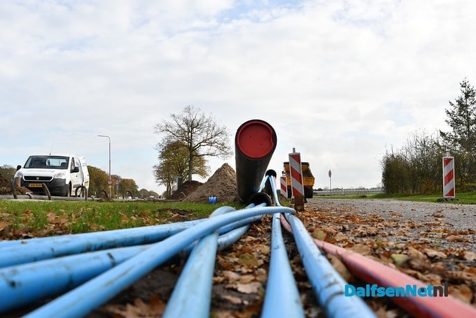 Werkzaamheden aan parallelwegen Hessenweg - Foto: Johan Bokma