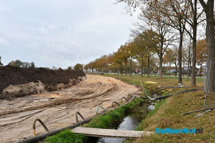 Werkzaamheden aan parallelwegen Hessenweg - Foto: Johan Bokma