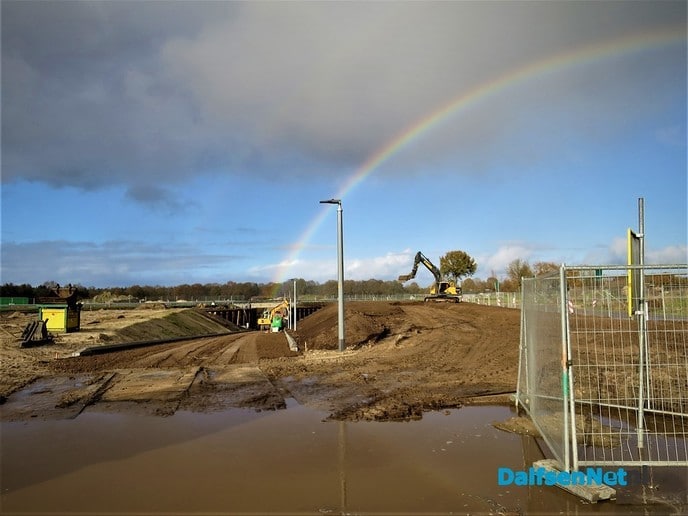 Weer volop werkzaamheden aan de tunnel in Dalmsholte - Foto: Wim