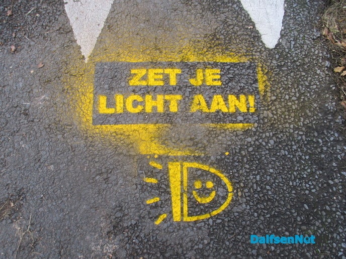 Zichtbaar door verlichting en  reflectie - Foto: Ingezonden foto