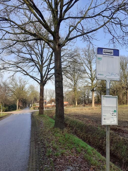 Nieuwe halteborden buurtbus - Foto: William uit Dedemsvaart