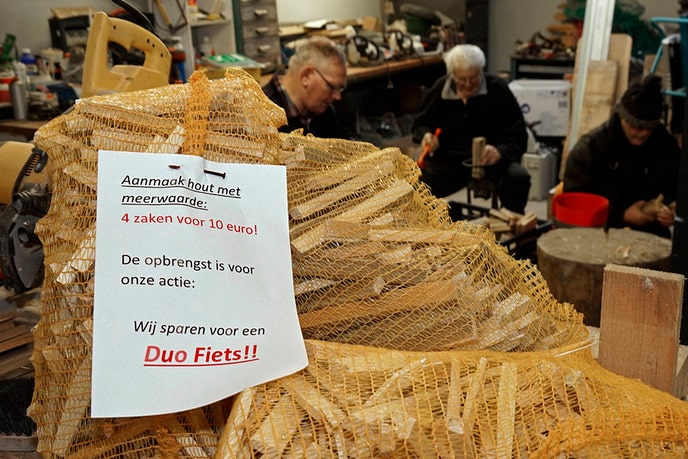 (Goed)koop aanmaakhout - Foto: Paul Scholten