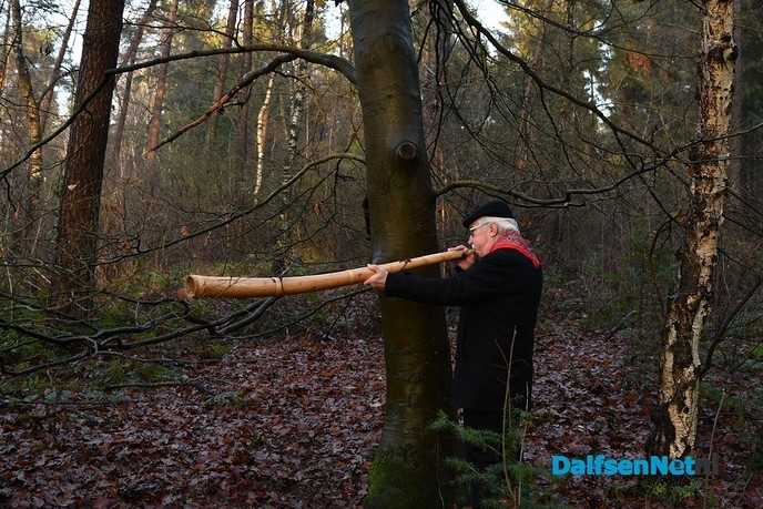 Midwinterhoorns klinken over Hoonhorst en in het Sterrebos - Foto: Johan Bokma