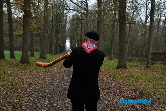 Midwinterhoornblazers bliezen op landgoed den Berg - Foto: Johan Bokma