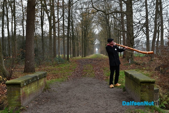 Midwinterhoornblazers bliezen op landgoed den Berg - Foto: Johan Bokma