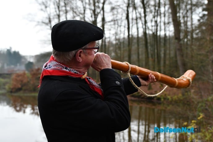 Midwinterhoornblazers bliezen op landgoed den Berg - Foto: Johan Bokma