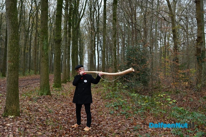 Midwinterhoornblazers bliezen op landgoed den Berg - Foto: Johan Bokma