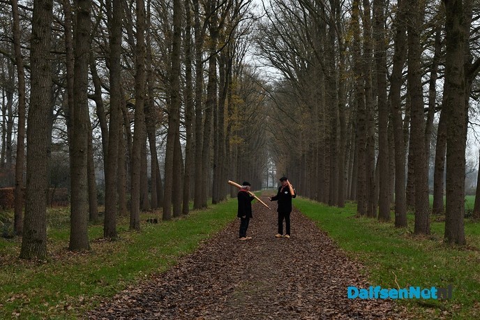 Midwinterhoornblazers bliezen op landgoed den Berg - Foto: Johan Bokma