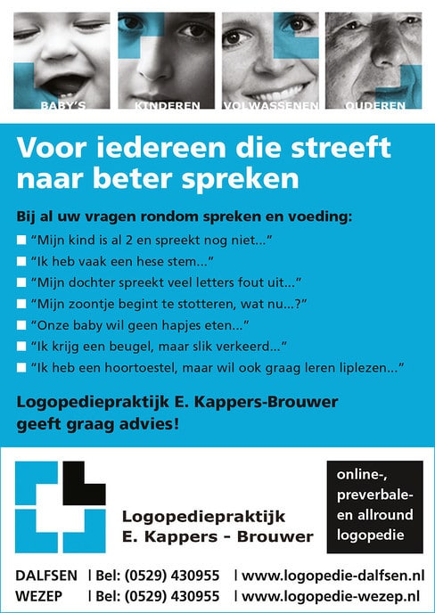 Logopediepraktijk Els Kappers blijft open