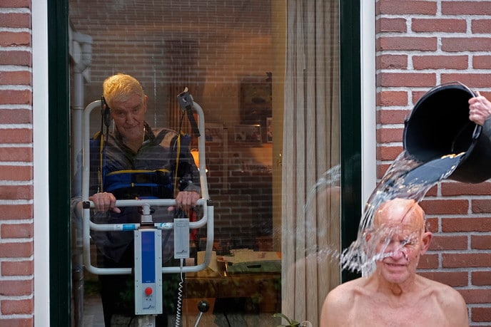 Alternatieve Nieuwjaarsduik: de thuisduik - Foto: Eigen geleverde foto