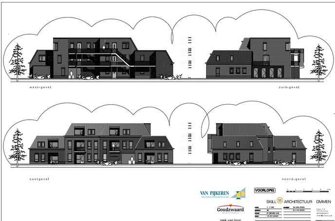 Woningbouwplannen pastorietuin Hoonhorst - Foto: Gemeente Dalfsen