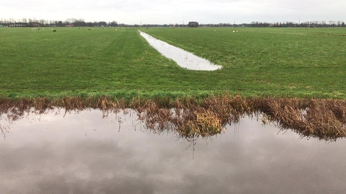 Waterschap flink in touw door de vele regen - Foto: Eigen geleverde foto