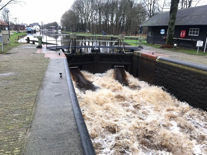 Waterschap flink in touw door de vele regen - Foto: Eigen geleverde foto
