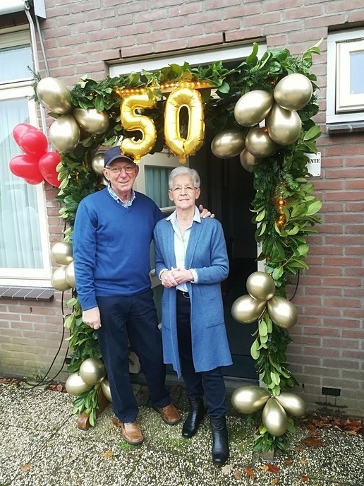 Onze ouders Jan en Annie 50 jaar getrouwd - Foto: Ingezonden foto