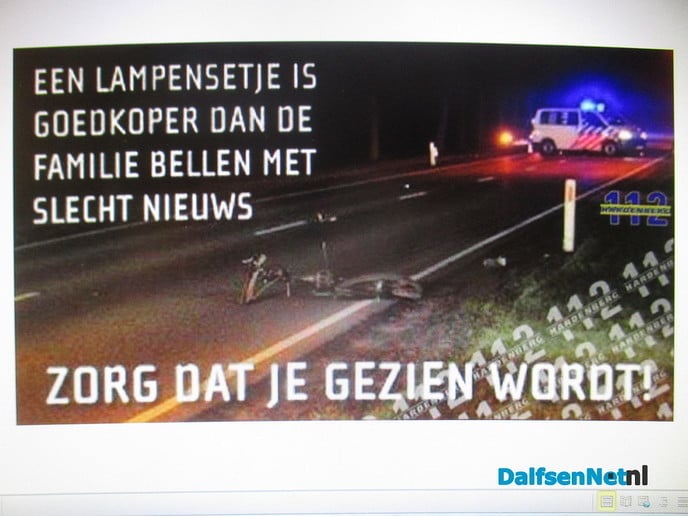 “Aan in het donker” zodat je weer veilig thuis komt - Foto: Ingezonden foto