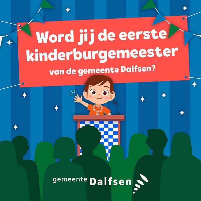 Kinderburgemeester gemeente Dalfsen - Foto: Gemeente Dalfsen