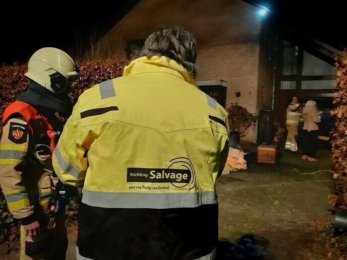Brand in de Kastanjelaan Dalfsen - Foto: Niels Jansen