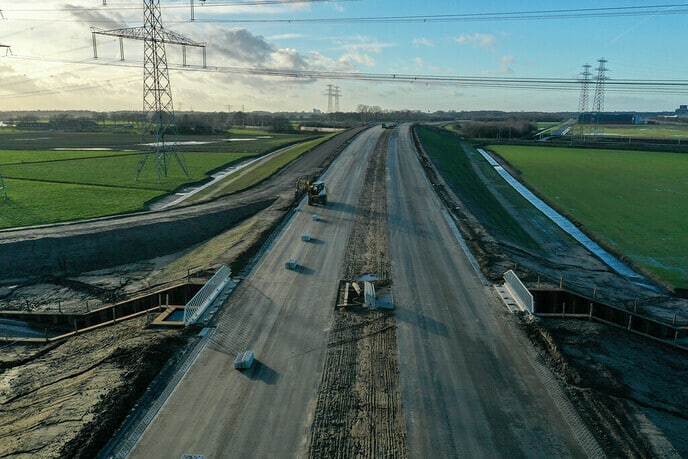 Vechtdal Verbinding drone shots