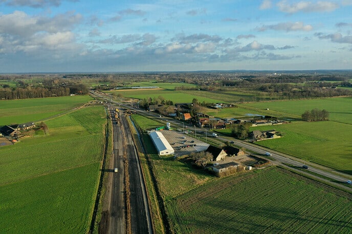 Vechtdal Verbinding drone shots
