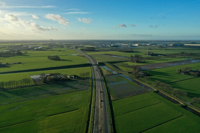Vechtdal Verbinding drone shots