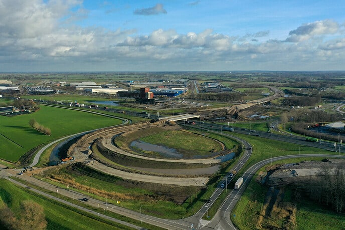 Vechtdal Verbinding drone shots