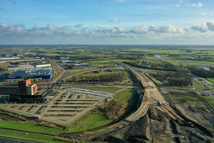Vechtdal Verbinding drone shots