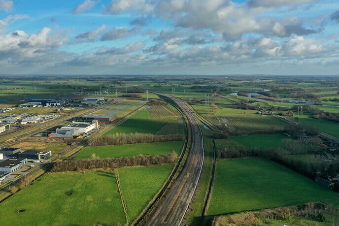 Vechtdal Verbinding drone shots