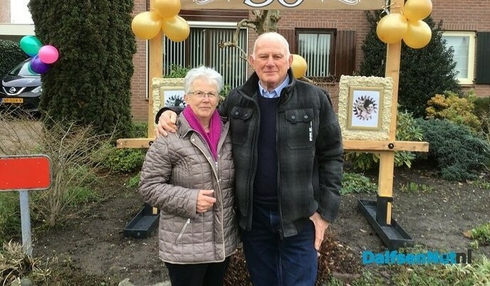 Piet en Dinie 51 jaar getrouwd - Foto: Ingezonden foto