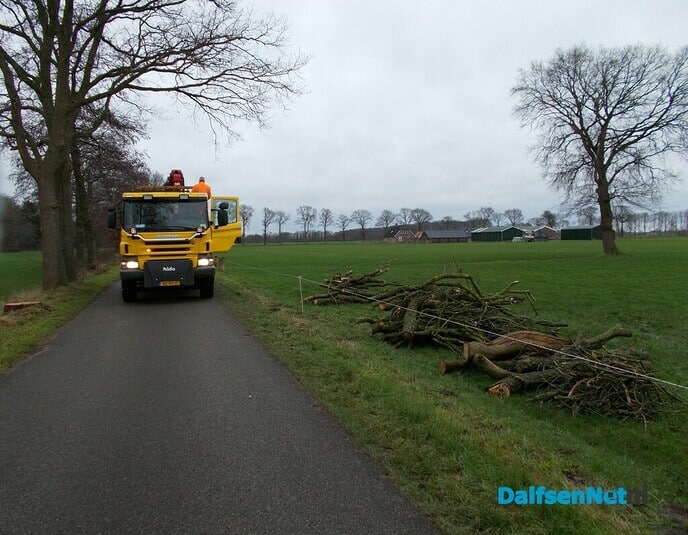 Opruimen restant stormschade