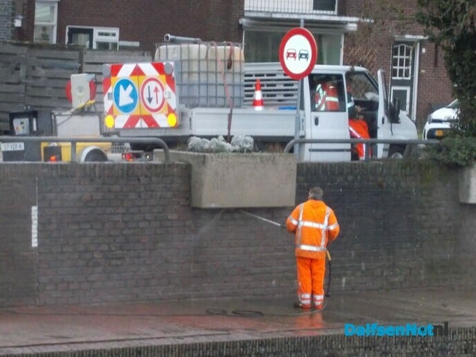 De Dalfser kade wordt al weer opgepoetst