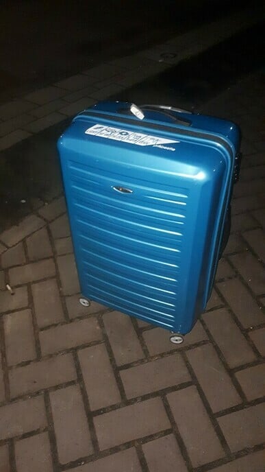 Blauwe koffer gevonden - Foto: Ingezonden foto