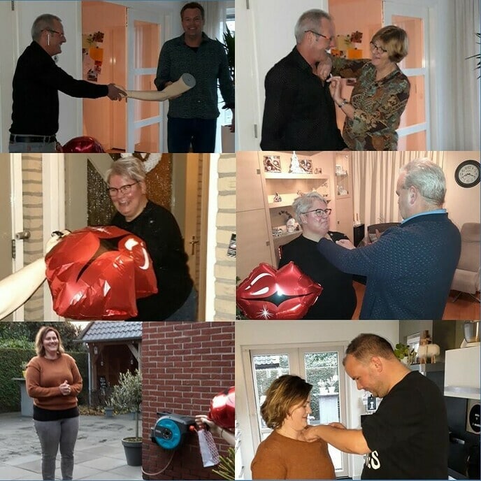 3 x hoera! - Foto: Ingezonden foto
