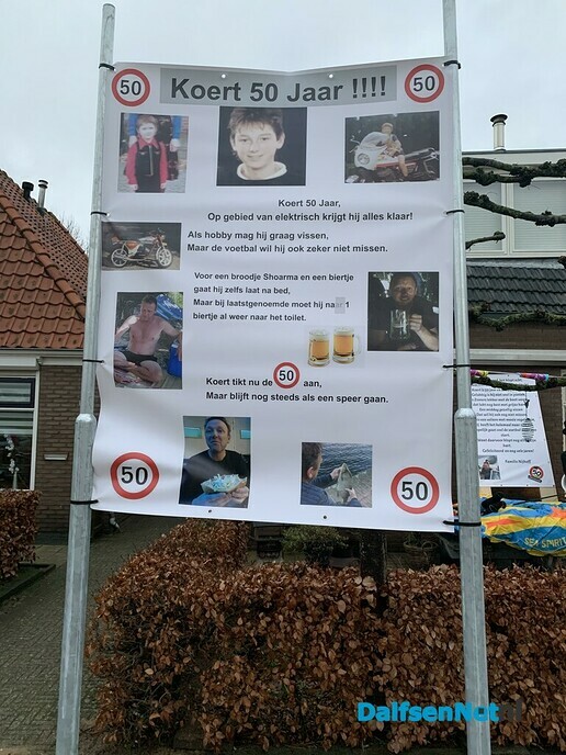 Koert 50 jaar - Foto: Ingezonden foto