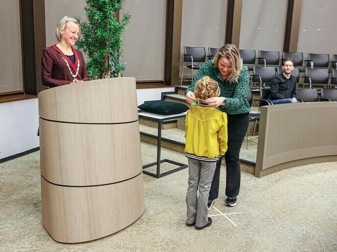 Myla Groenendijk eerste kinderburgemeester van Dalfsen - Foto: Gemeente Dalfsen