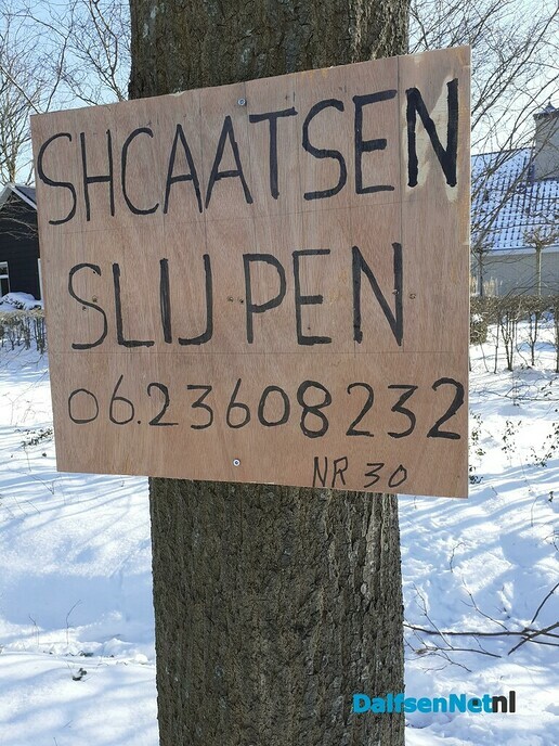 Schaatsen slijpen - Foto: Ingezonden foto