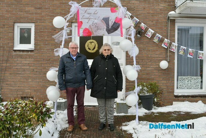Martin & Dinie van der Veen 60 jaar getrouwd - Foto: Johan Bokma
