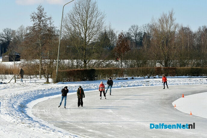 Schaatspret bij IJsclub Stokvisdennen en omgeving - Foto: Johan Bokma