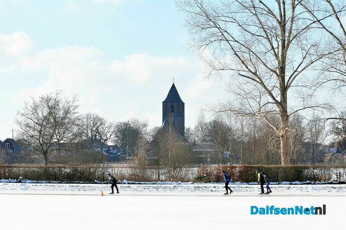 Schaatspret bij IJsclub Stokvisdennen en omgeving - Foto: Johan Bokma