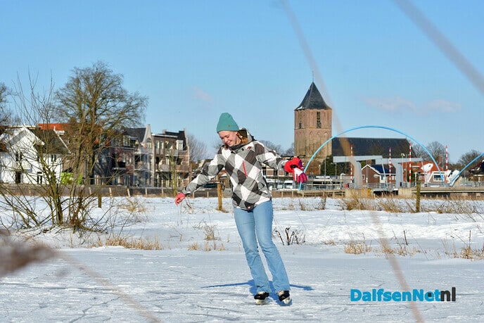 Schaatspret bij IJsclub Stokvisdennen en omgeving - Foto: Johan Bokma