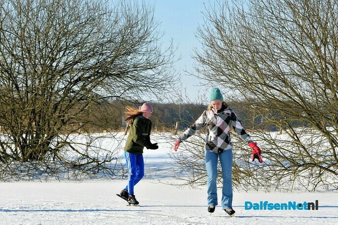 Schaatspret bij IJsclub Stokvisdennen en omgeving - Foto: Johan Bokma