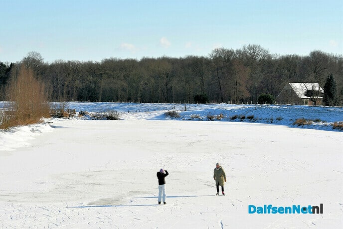 Schaatspret bij IJsclub Stokvisdennen en omgeving - Foto: Johan Bokma
