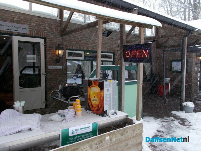 Weer nieuwe beelden van wintersport in Dalfsen