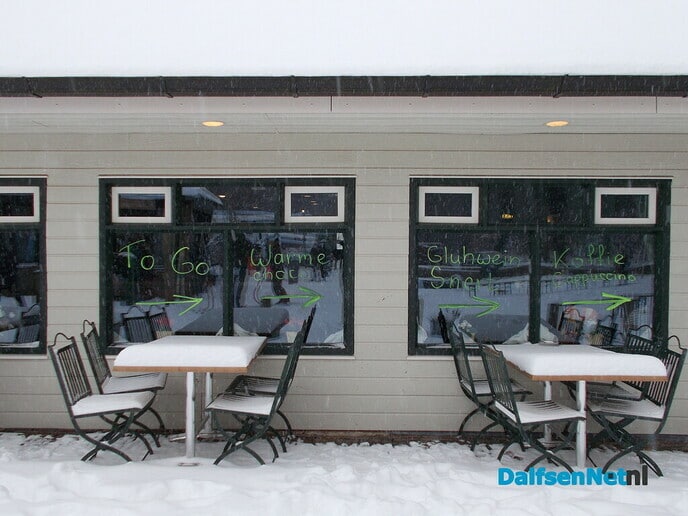 Weer nieuwe beelden van wintersport in Dalfsen
