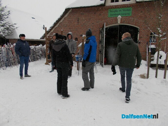 Weer nieuwe beelden van wintersport in Dalfsen