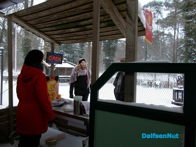 Weer nieuwe beelden van wintersport in Dalfsen